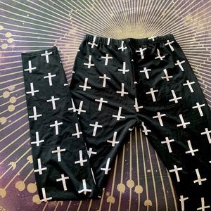Cross leggings